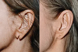 جراحة تصحيح شحمة الأذن 7 جراحة شحمة الأذن في أبو ظبي قبل وبعد